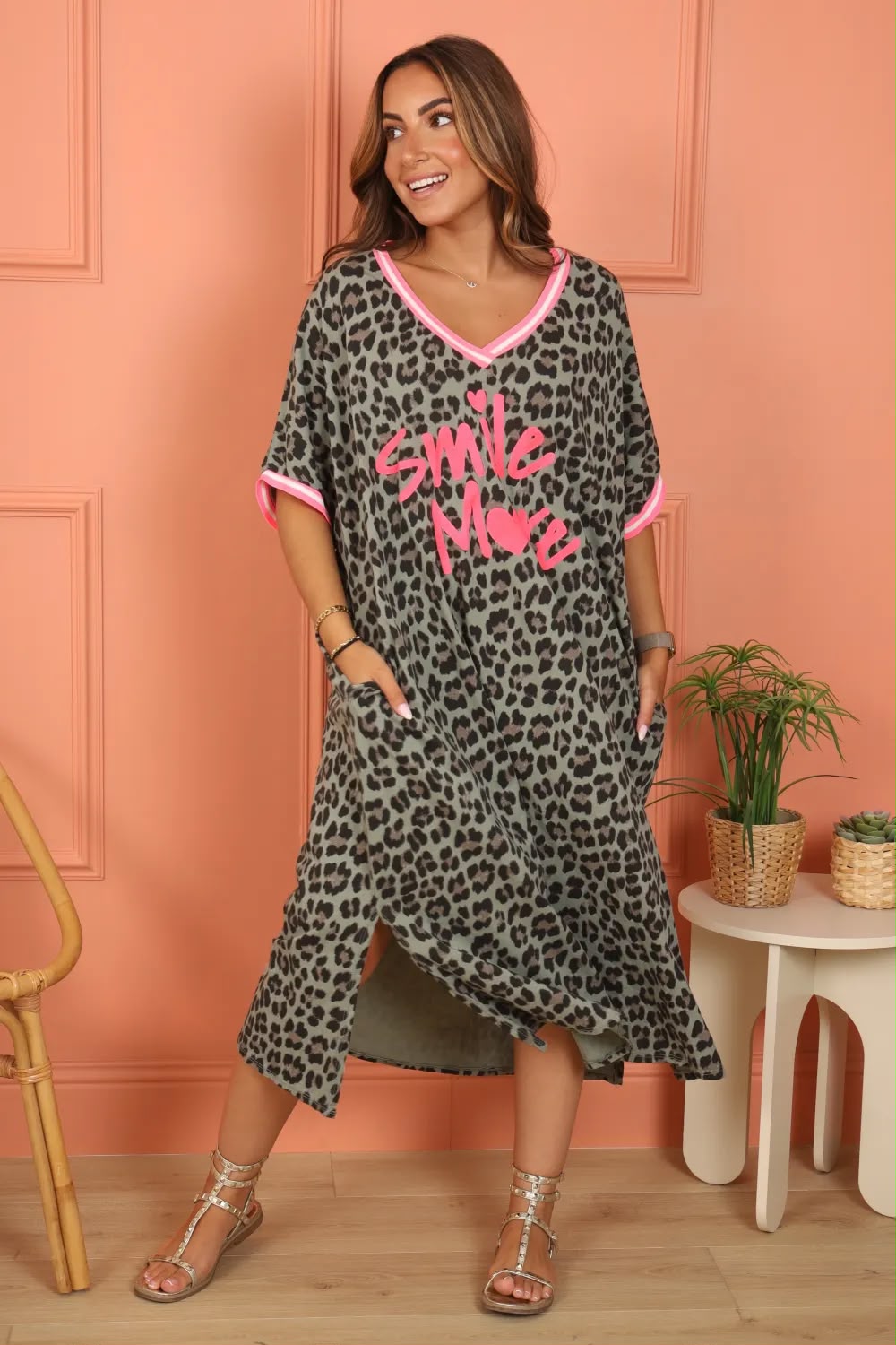 Robe léopard smile