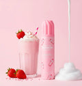 Mousse chantilly lavante milkshake fraise