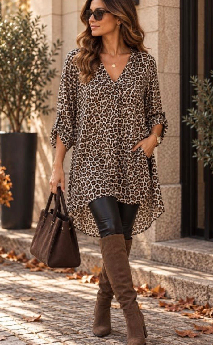 Robe tunique 3 couleurs