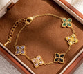 Bracelets trèfles couleurs