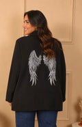 Veste oversize Angel strass