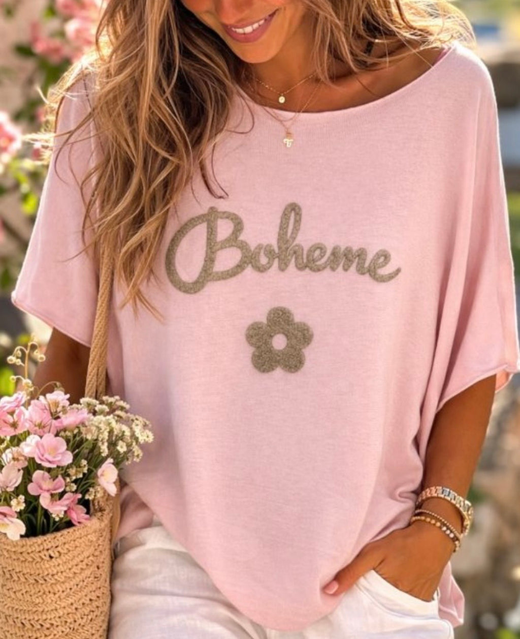 Pull tout doux fin Bohème