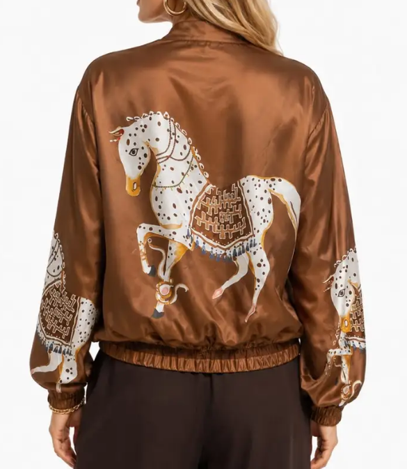 Bomber satiné Longchamps