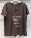 Tee shirt V princesse