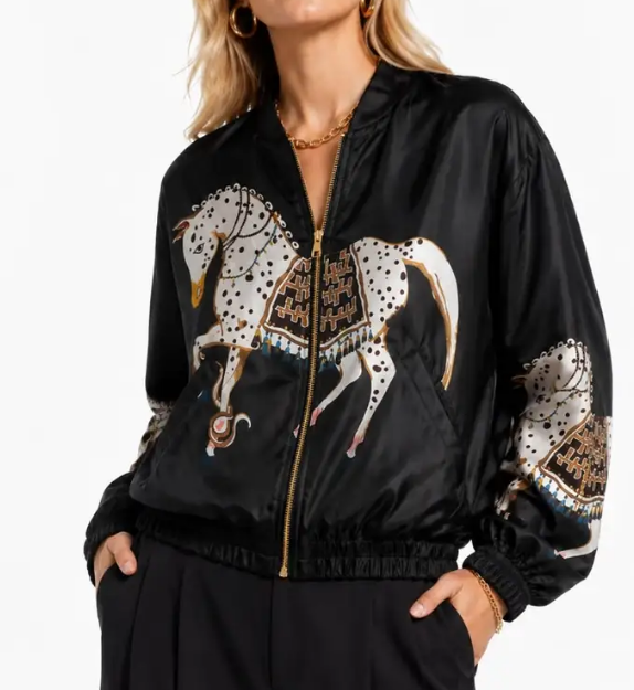 Bomber satiné Longchamps