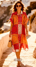 Robe chemise couleurs