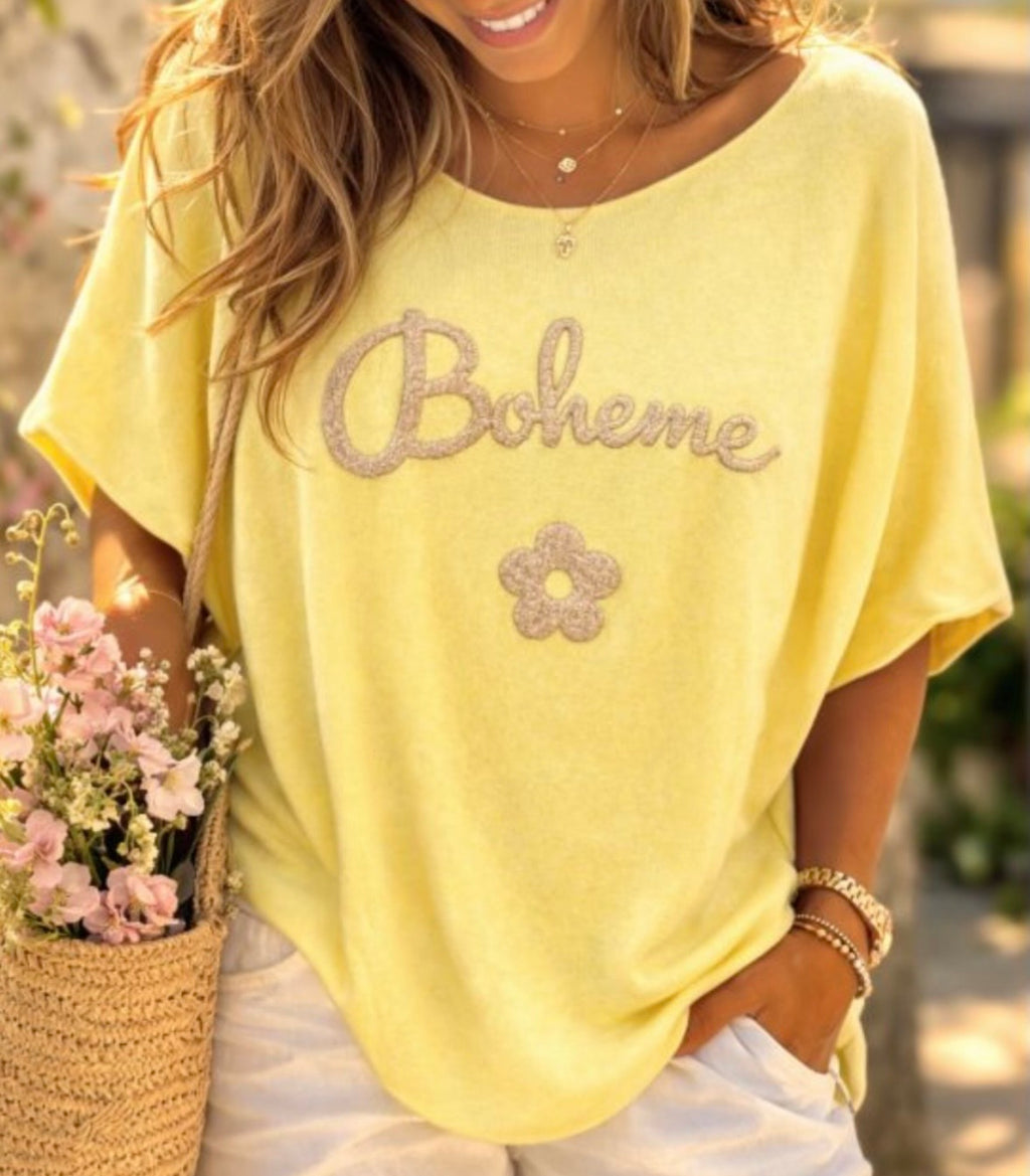 Pull tout doux fin Bohème